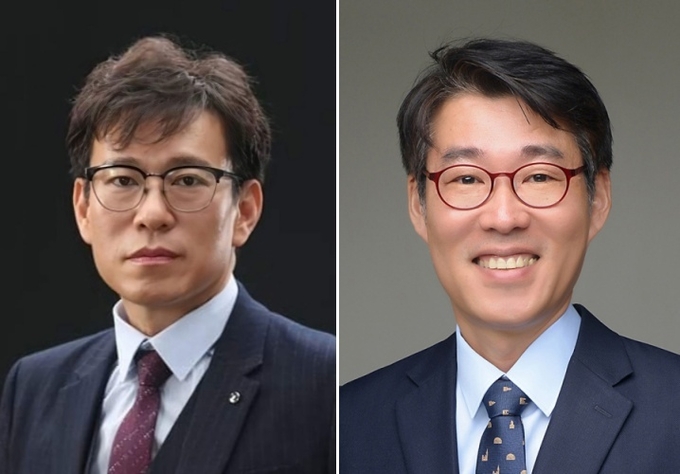 (왼쪽부터) 우치호 인천사회복지사협회장 직무대행과 김성준 전 인천시의원. ( 사진 = 경기신문DB )