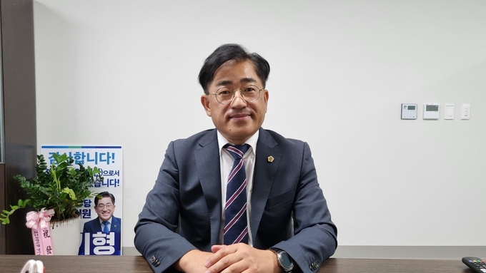 경기도의회 이기형(김포4) 더불어민주당 의원. (사진=허수빈 기자)