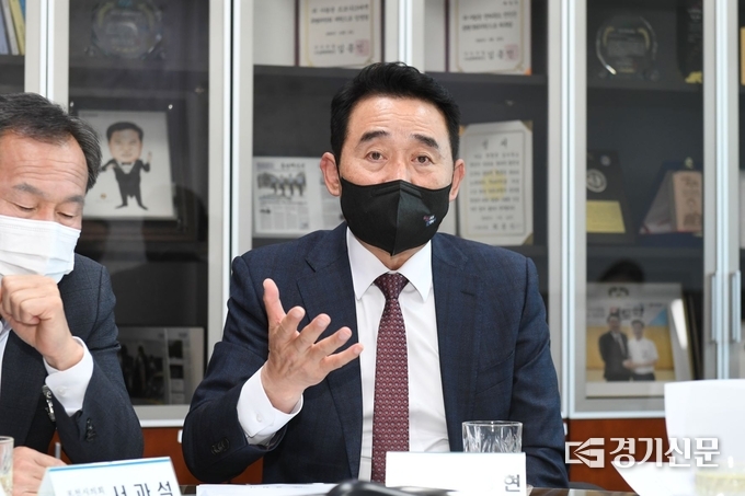 백영현 포천시장이 발언하고 있다. (사진=포천시 제공)