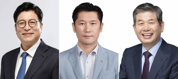 지난 교육감 선거에서 맞붙었던 (왼쪽부터) 도성훈 인천시교육감, 서정호 전 인천시의원, 최계운 인천환경공단 이사장. ( 사진 = 경기신문DB )