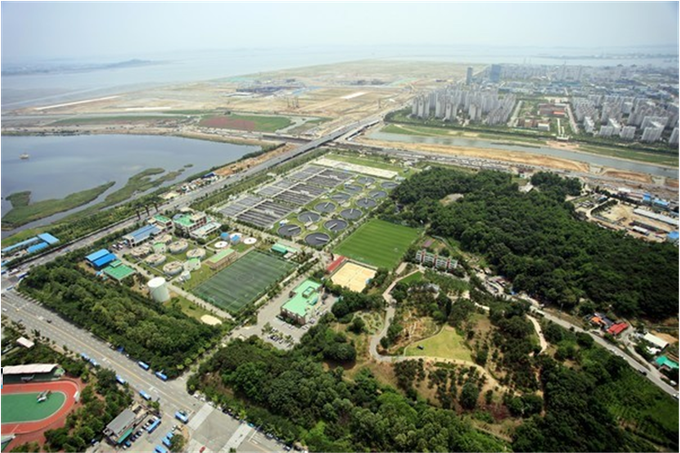 승기하수처리장. ( 사진 = 인천시 제공 )