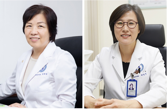 아주대병원 알레르기내과 박해심, 예영민 교수. (사진=아주대병원 제공)