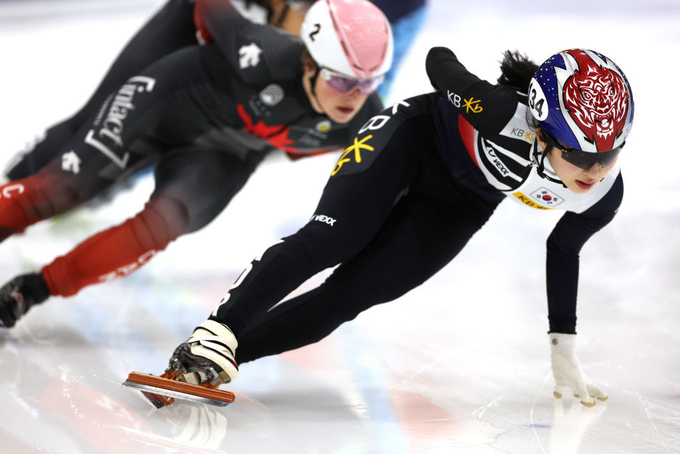 Women's short track 'Expected Joo' Kim Gilli wins the 2nd ISU World
