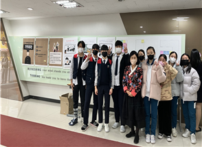분당고 학생들이 '학생의 날' 기념행사를 갖고 있다. (사진=성남교육지원청 제공)