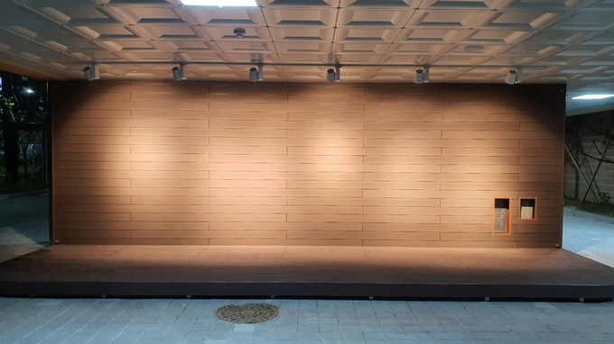  배곧라온초등학교에 설치한 예술공감터 ‘꿈놀이터’. (사진=시흥배곧라온초등학교 제공) 