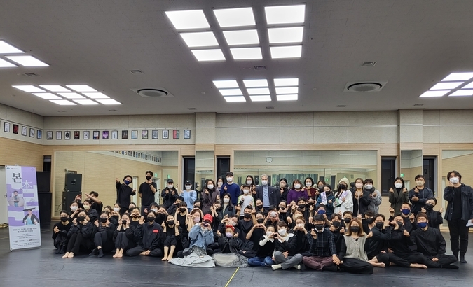 지난 10일 진행된 경기도무용단 '더 프리뷰' 현장. (사진=정경아 기자)