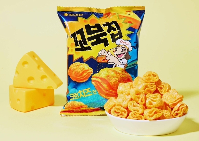 오리온 꼬북칩 크런치즈맛 제품 이미지. (사진=오리온 제공)