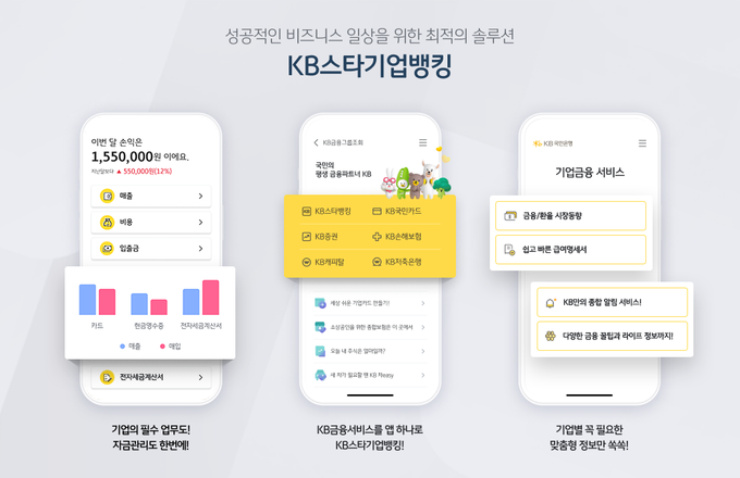 KB국민은행이 기업뱅킹 서비스를 전면 개편했다. (사진=KB국민은행)