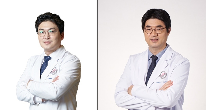 한림대학교동탄성심병원 정형외과 김성재·강화준 교수. (사진=한림대학교동탄성심병원 제공)