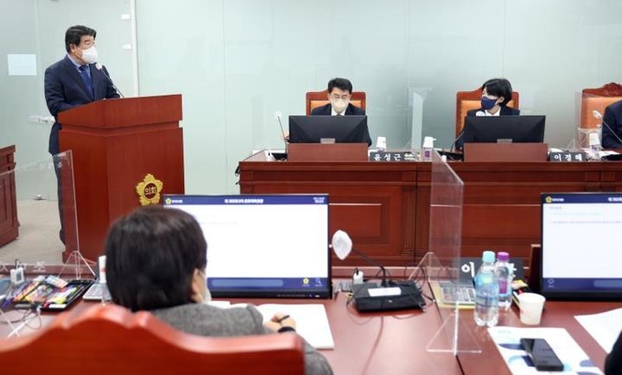 조원용 경기관광공사 사장 후보자 인사청문회 (사진=경기도의회 제공)