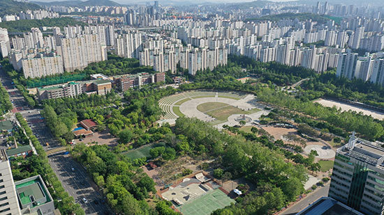 평촌신도시 아파트 단지. (사진=안양시 제공)