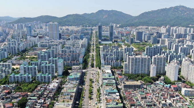 안양 평촌신도시 전경.(사진=안양시 제공)