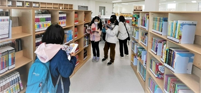 광주 퇴촌도서관 어린이자료실 모습.(사진=광주시 제공)