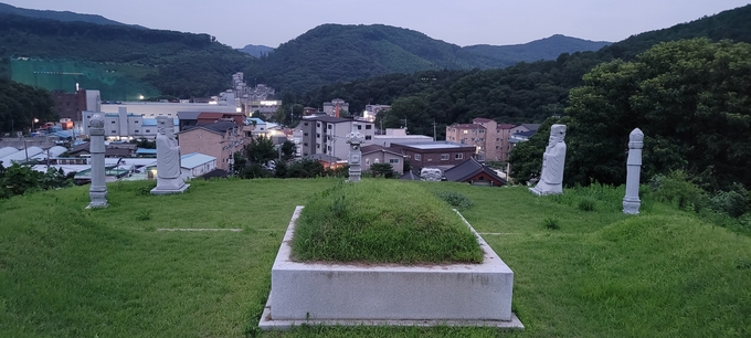 광주 텃골에 있는 사간공 안성 묘. (사진=성남학연구소 제공)