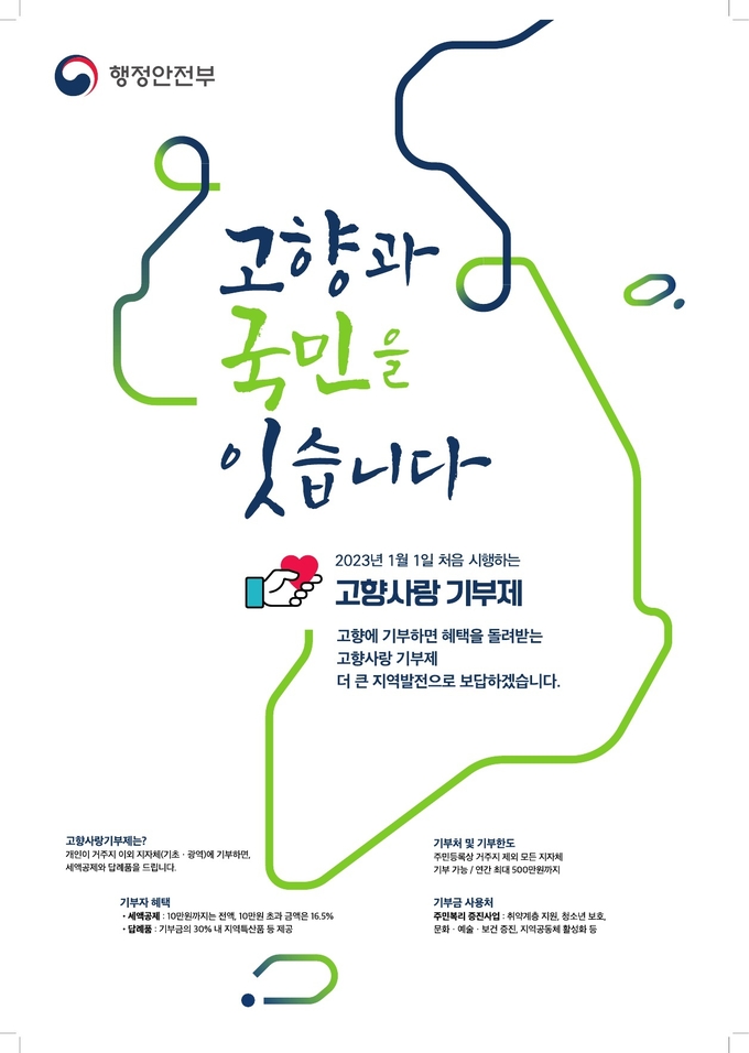 광주시,고향사랑기부제 답례품 공급업체 공개 모집 포스터.(사진= 광주시 제공.)