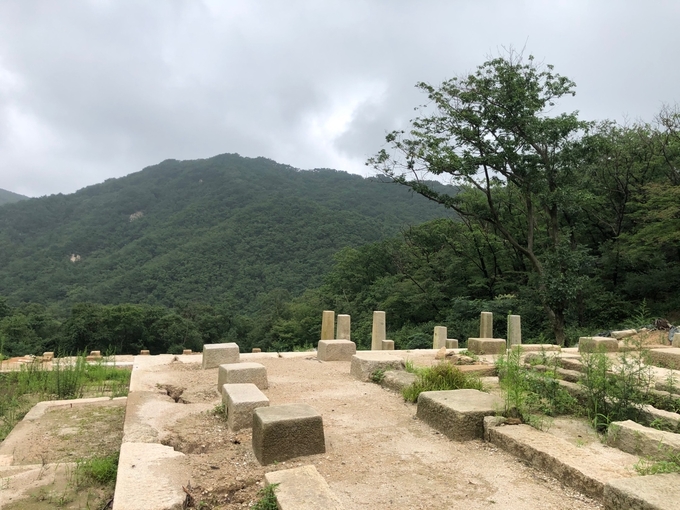 북한산성 행궁지 내전지.(사진=고양시 제공)