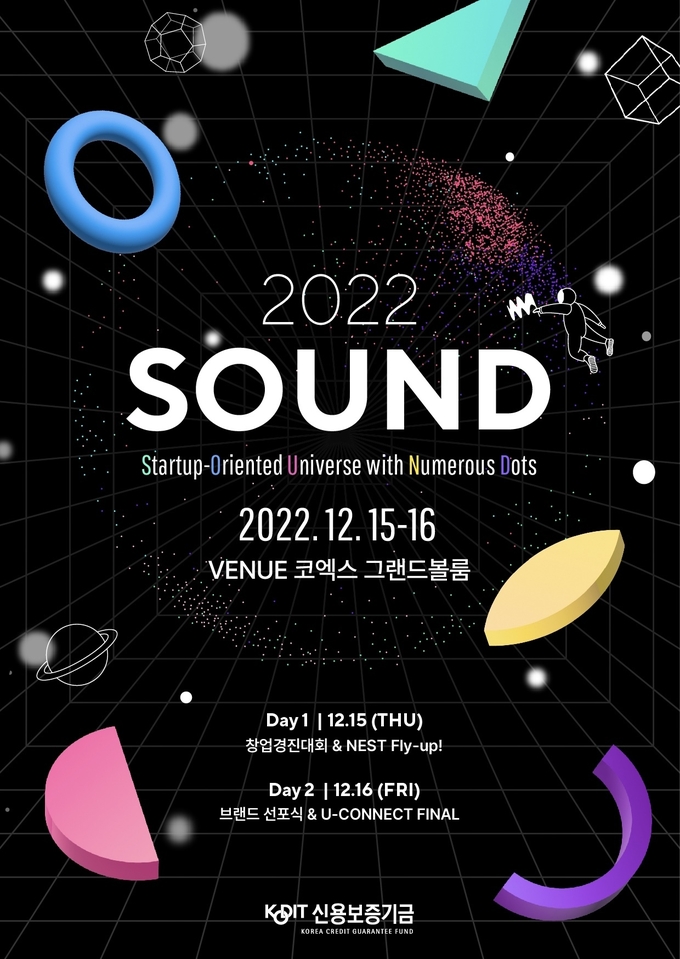 ‘2022 SOUND’ 포스터. (사진=신용보증기금 제공)