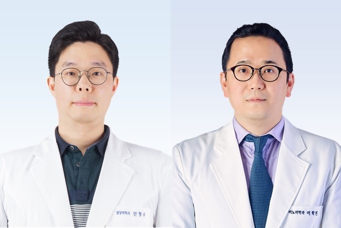 영상의학과 안형우 교수(사진 왼쪽), 비뇨의학과 이학민 교수. (사진=분당서울대병원 제공)