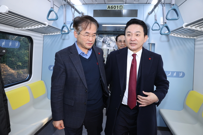 이동환 고양특례시장과 원희룡 국토교통부 장관.(사진=고양시 제공)