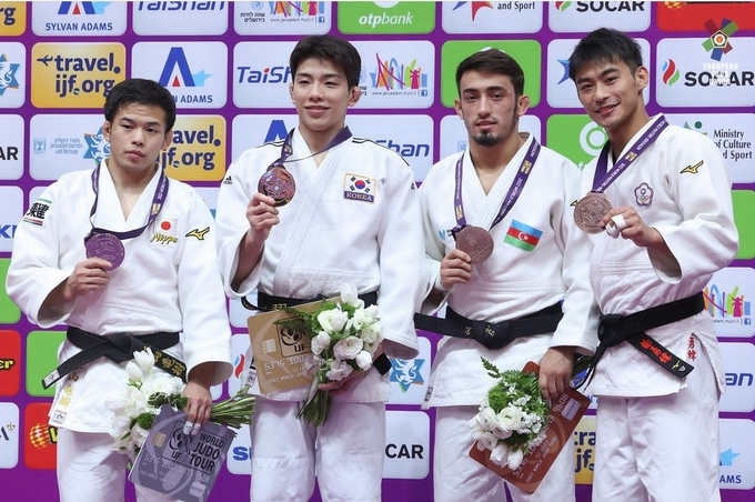 한국마사회 이하림 선수가 국제유도연맹(IJF) 예루살렘 마스터스 대회 남자 60kg급에서 금메달을 따냈다.(사진=한국마사회 제공)