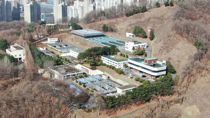 안양 비산정수장 전경.(사진=안양시 제공)