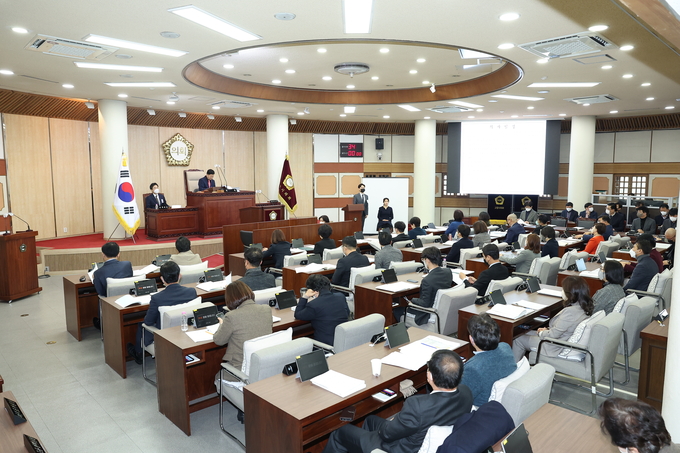 제269회 고양시의회(임시회) 제3차 본회의 전경.(사진-고양시의회 제공)
