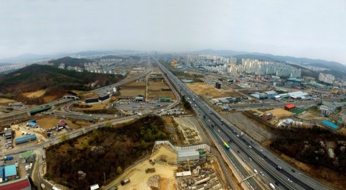 용인 플랫폼시티가 들어설 경기 용인시 기흥구 보정·마북동 일대. (사진=용인시 제공)