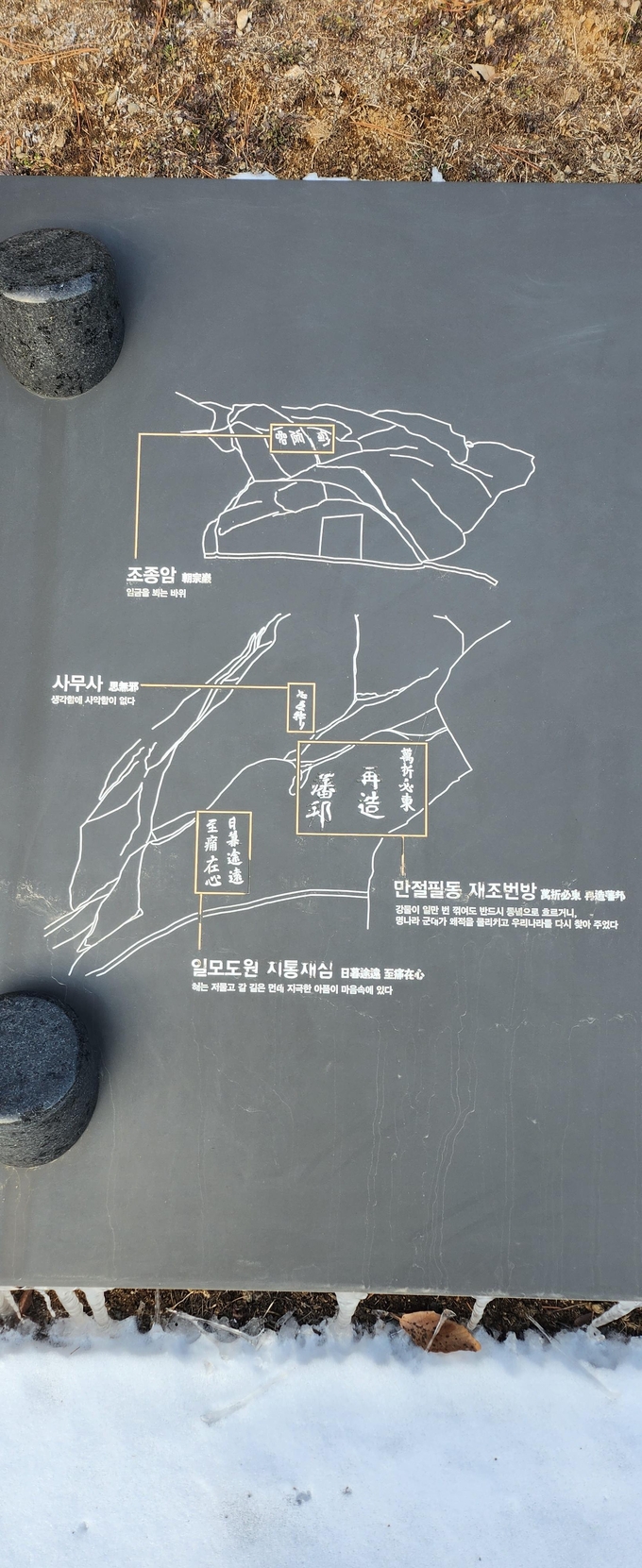 조종암 안내도. (사진=성남학연구소 제공)