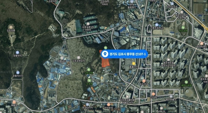 민긴 임대협동조합이 추진하는 임대주택 부지.(사진=써밋스타 민간임대협동조합 추진위원회(가칭) 제공)