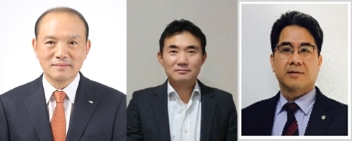새로 취임하는 3명의 본부장. 좌측부터 김병효 신임 경영기획본부장, 이종선 신임 경제진흥본부장, 조우현 주거사업본부장. (사진=GH 제공)