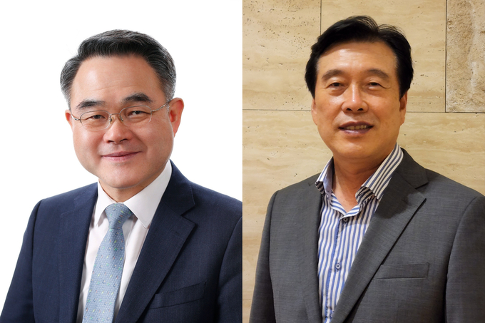  (왼쪽)황철규 석좌교수. (오른쪽)황헌 특임교수. (사진=경기대학교 제공)