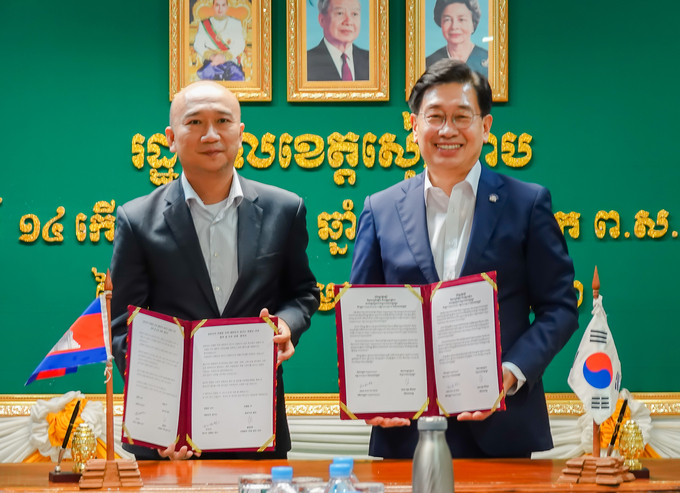 양평군과 캄보디아 씨엠립주가 계절 근로자 파견제도와 관련한 협약을 맺었다.(사진=양평군 제공)