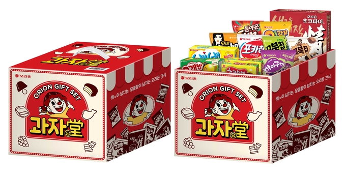 오리온 과자당 선물세트 이미지. (사진=오리온 제공)