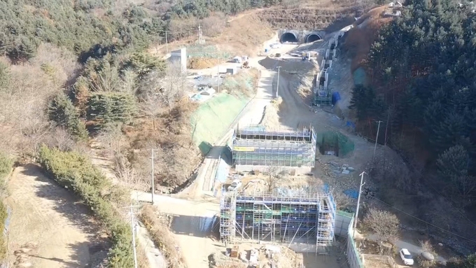 국지도 98호선 오남~수동 전경. (사진=경기도 제공)