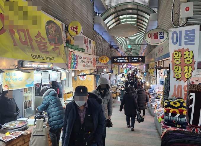 설 명절 앞둔 인천 한 전통시장 전경 (사진=연합뉴스/자료사진)