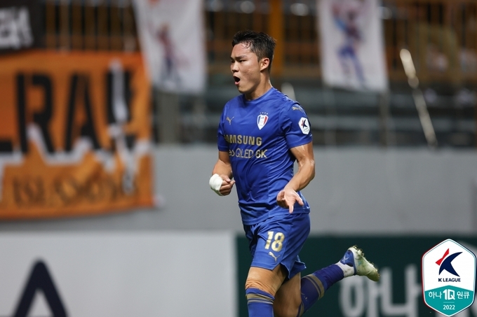 프로축구 K리그,1 수원 삼성의 공격수 오현규가 셀틱FC로 이적한다. (사진=한국프로축구연맹 제공)