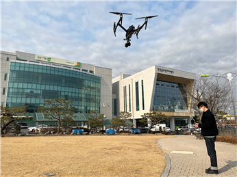 드론을 이용한 촬영. (사진=경기도 제공)