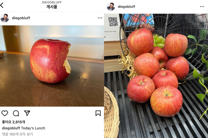 애플페이 도입을 시사한 현대카드 정태영 부회장 개인 소셜미디어 게시물. (사진=정태영 부회장 인스타그램 갈무리)