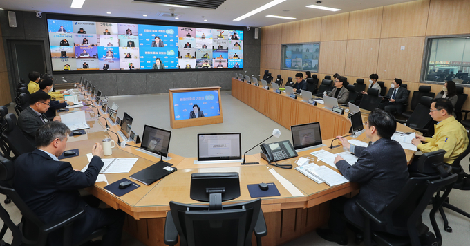 2023년 제2차 도-시·군 부단체장 영상 회의 (사진=경기도 제공)