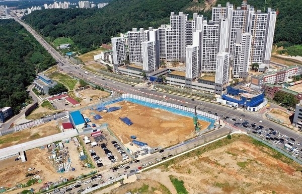 루원시티 개발지구 내에 있는 인천시 루원복합청사 부지 모습. ( 사진 = 연합뉴스 제공 )