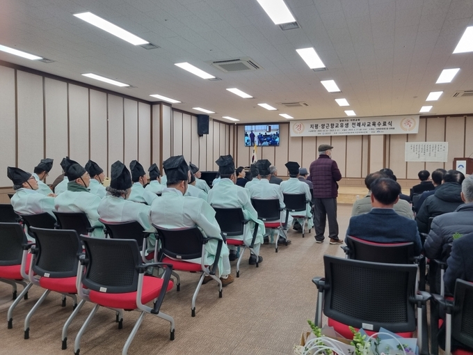 양평군은 '찾아가는 석전교육' 전례사 수료식을 개최했다. (사진=양평군 제공)