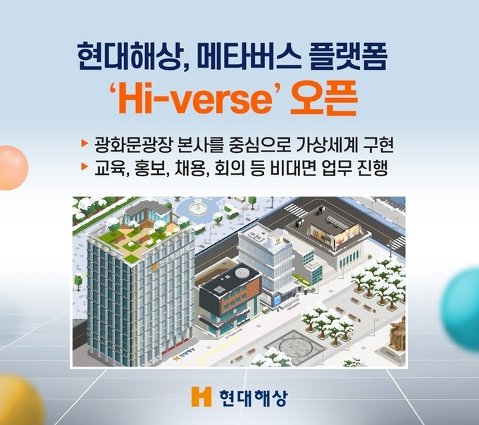 현대해상 메타버스 플랫폼 ‘Hi-verse’. (사진=현대해상 제공)