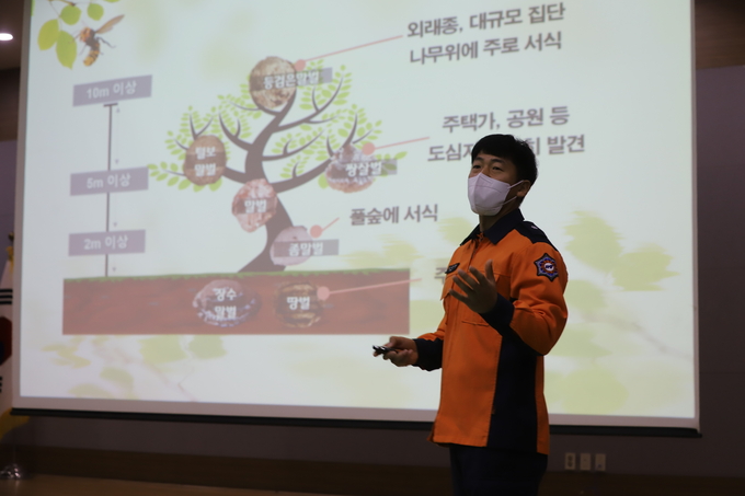 화성소방서가 소방안전교육 '외부 강사 역량강화'를 위한 자체 평가를 실시하고 있다.(사진=화성소방서 제공)