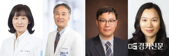 (사진 왼쪽부터)가정의학과 이혜진교수, 서울대병원 감염내과 오명돈 교수, 서울대병원 공공진료센터 이진용 교수, 심평원 황수희 박사. (사진=분당서울대병원 제공)