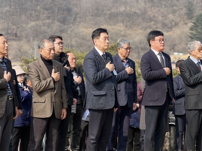 양평 청운면 항일 을미의병장 김백선 장군 기념사업회(회장 정지범)는 지난 5일, 김백선 장군의 제127주기 추모제를 진행 헸다.(사진=양평군 제공)