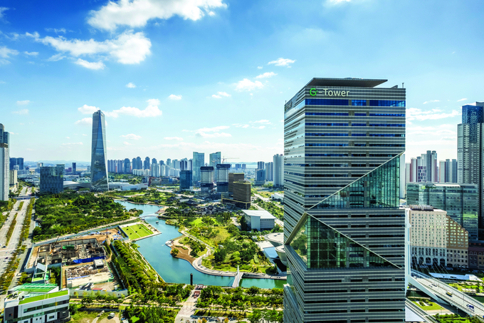 인천 송도국제도시 G-TOWER 모습. ( 사진 = 인천경제청 제공 )
