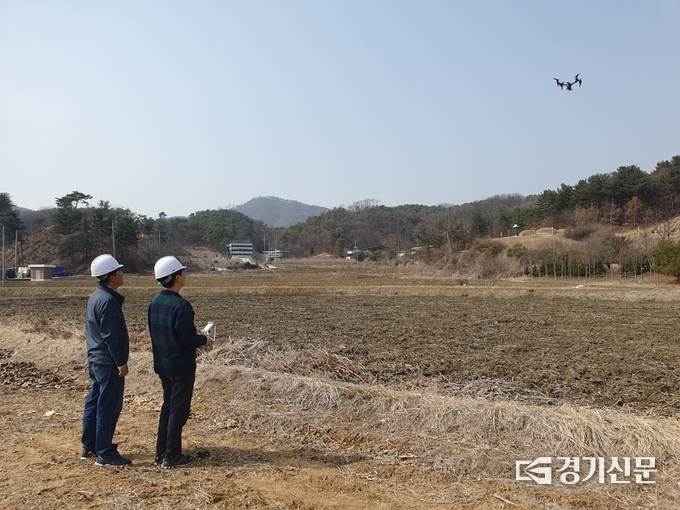 양주시가 열화상 탐지 드론을 활용한 소각산불 근절에 나섰다. (사진=양주시 제공)