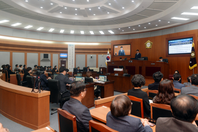 제275회 임시회 제2차 본회의 장면(사진=오산시의회 제공)