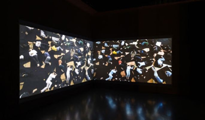 함양아, '잠', 2015, FULL HD 2 채널비디오, 컬러, 스테레오, 8:40. (사진=경기도미술관 제공)