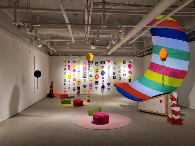 이정윤, '다정한 오너먼트'(2023). (사진=정경아 기자)